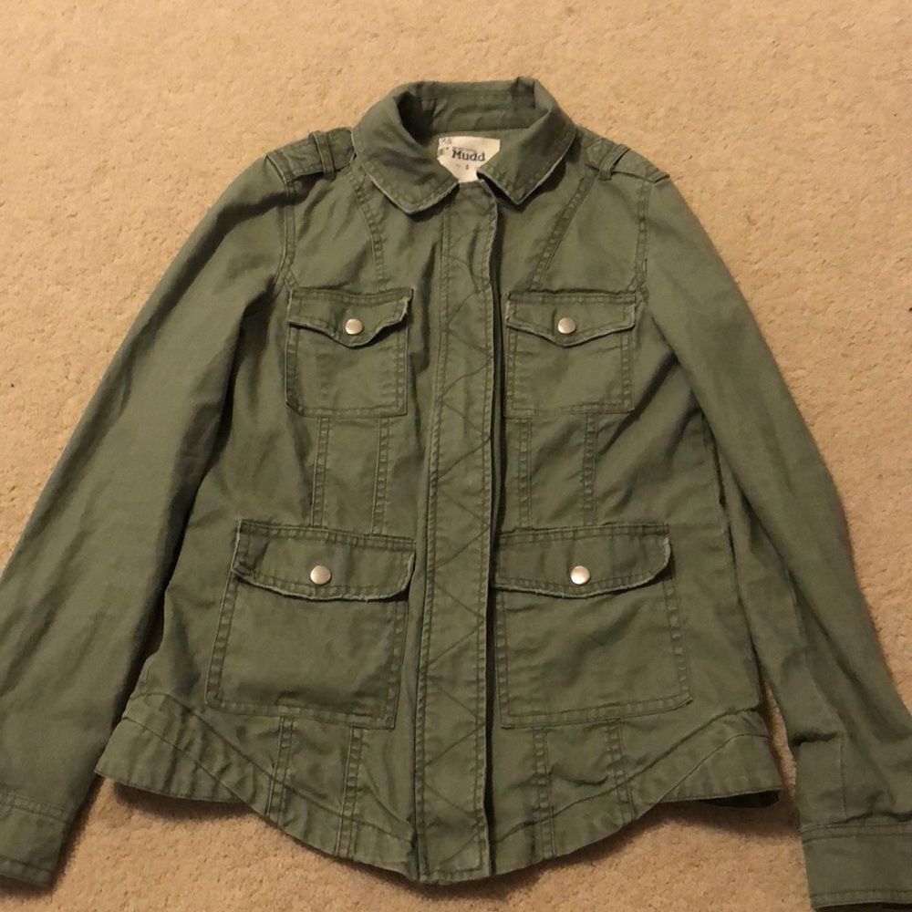 green jacket